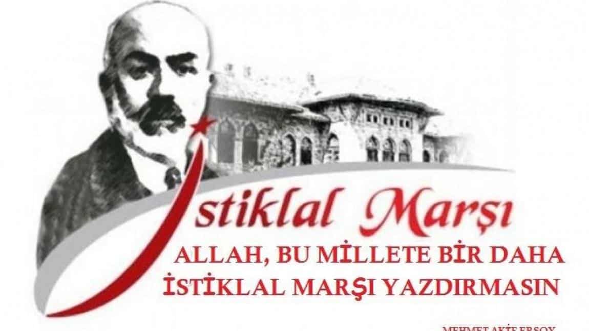 12 Mart İstiklal Marşının Kabulü Kutlu Olsun.